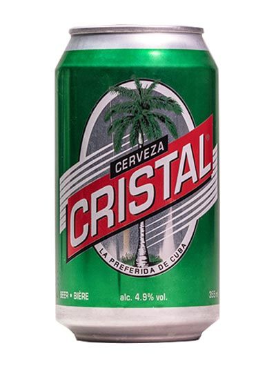 Cerveza Cristal, 24 latas de 355ml, ALC 4.9% VOL